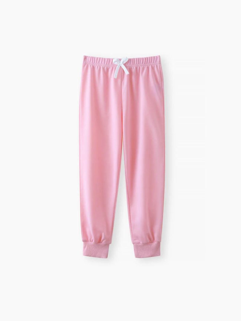 Bottoms & Leggings | Girls|Boys Solid Color Elasticized Pants Pink|Yellow|Grey|Army Green|Royalblue