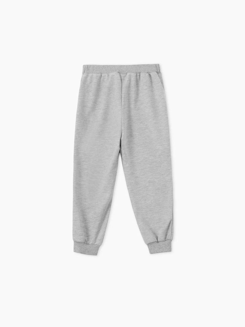 Bottoms | Toddler Girls|Toddler Boys Solid Color Sporty Joggers Pants Light Grey|Army Green|Dark Grey|Khaki|Black