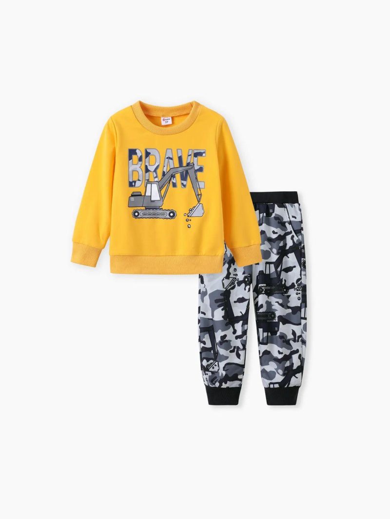 Sets | Toddler Boys 2PCS Avant-garde Camouflage  Set Ginger