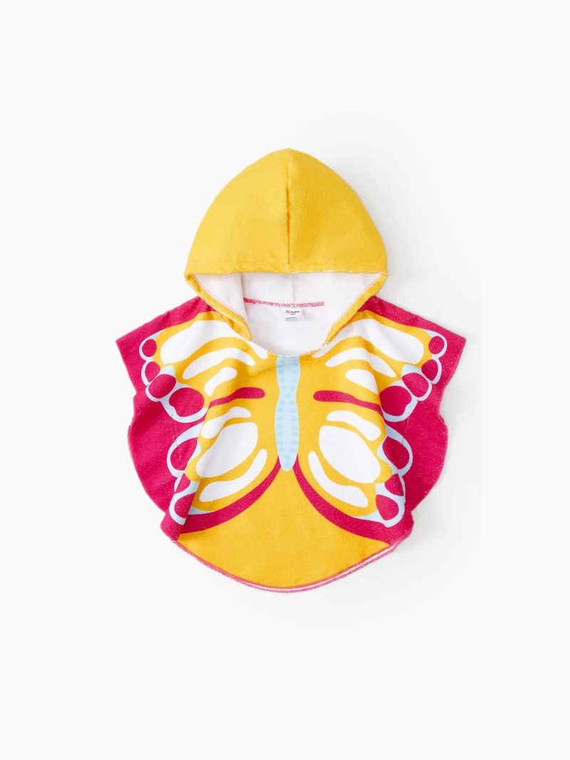 Swimwear | Toddler Girls Butterfly-shaped Swimsuit Smock Yellow