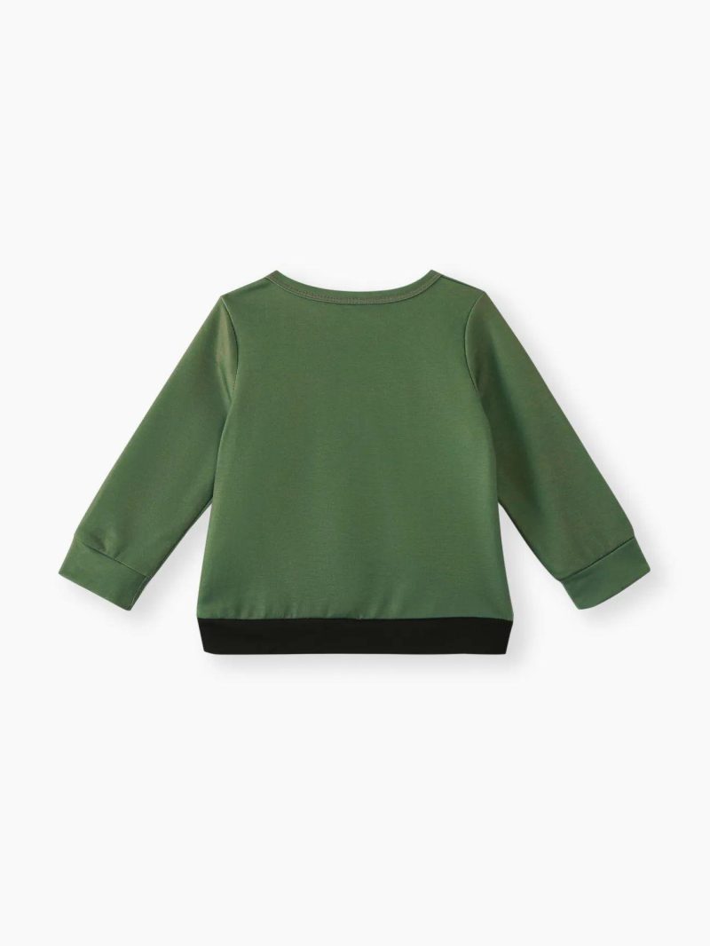 Tops ＆ Outerwear | Baby Boys Colorblock Spliced Long-sleeve Pullover Sweatshirt Colorblock