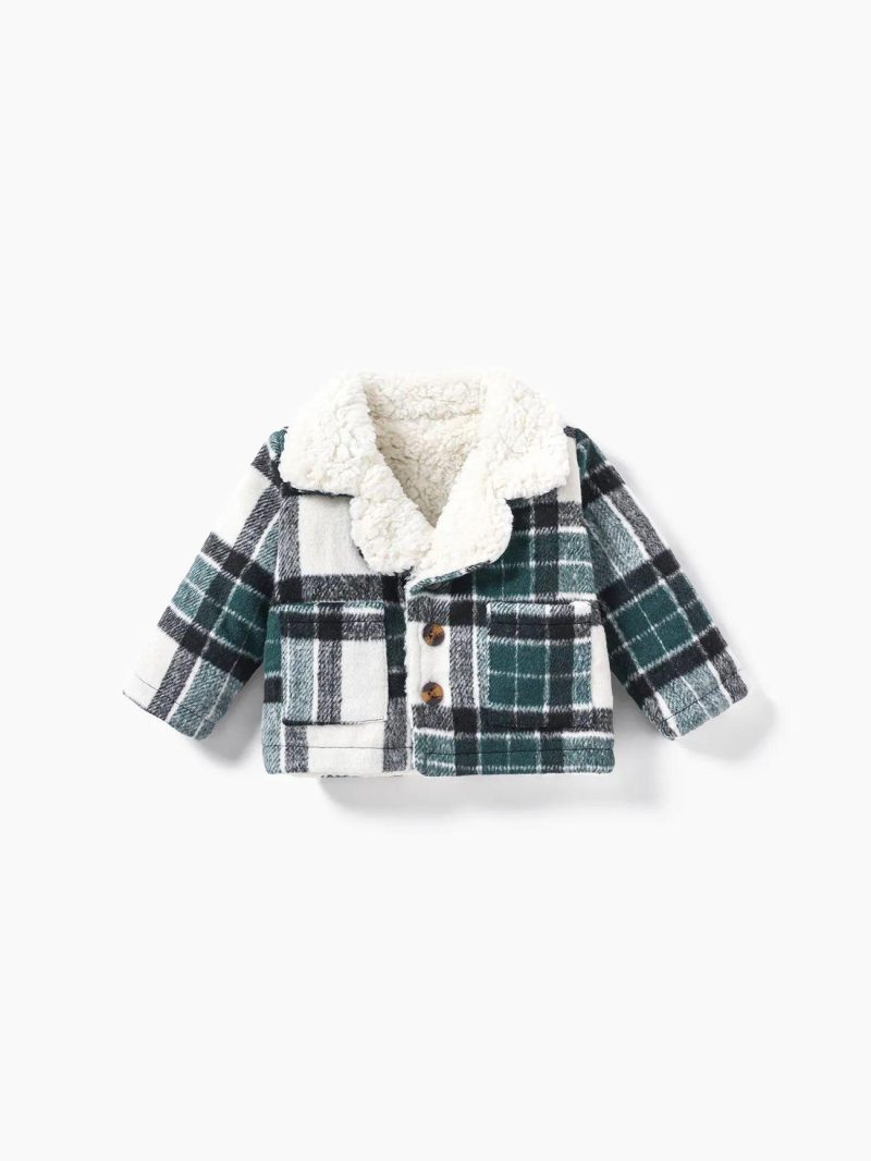 Tops & Outerwear | Boys|Baby Boys|Toddler Boys   Christmas Lapel Avant-garde Coat  Dark Green