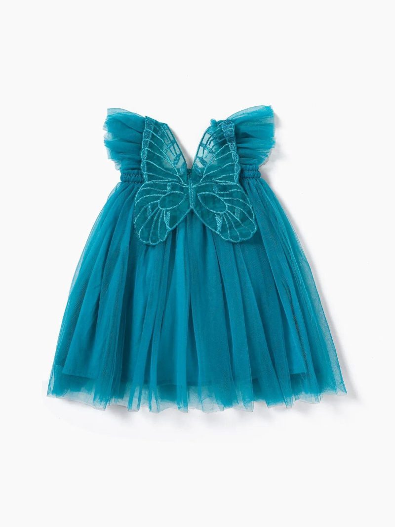 Dresses | Girls|Baby Girls|Toddler Girls Sweet Hyper-Tactile 3D Bow Print Dress Turquoise|Pink|Champagne