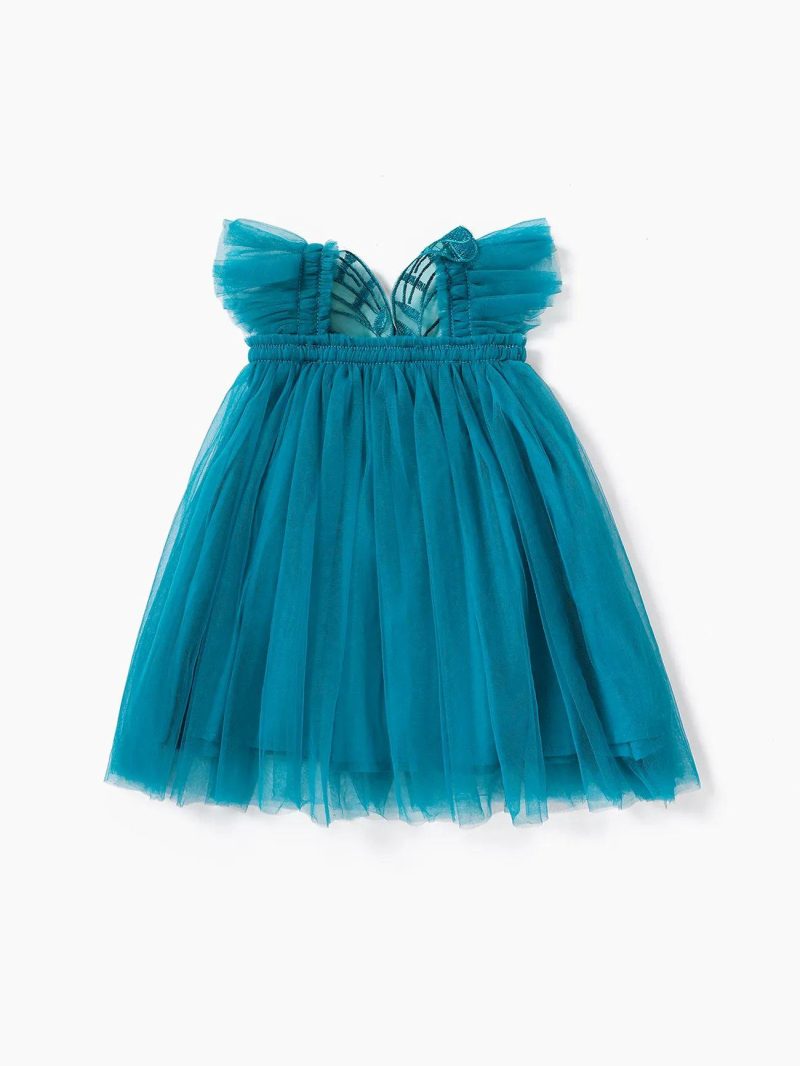 Dresses | Girls|Baby Girls|Toddler Girls Sweet Hyper-Tactile 3D Bow Print Dress Turquoise|Pink|Champagne